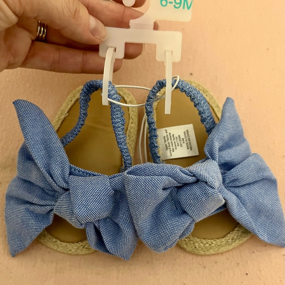 Target Blue Kids Sandals with Bow